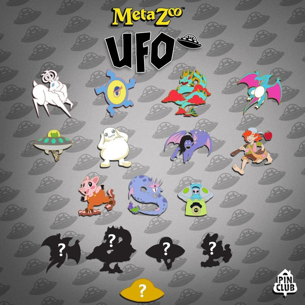 CASE of UFO Blind Box Pin + Promo Card Set (Pinclub X MetaZoo)